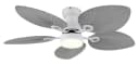 Deckenventilator ELISE Weiß Metall Kunststoff Bild 2