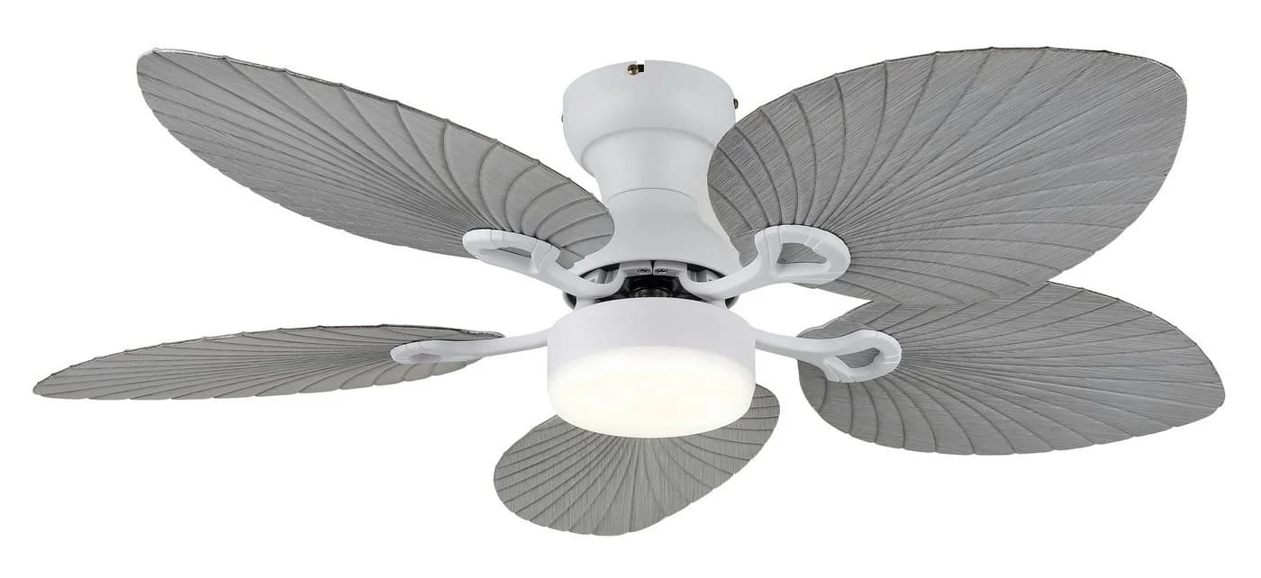 Deckenventilator ELISE Weiß Metall Kunststoff - Bild 2