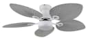 Deckenventilator ELISE Weiß Metall Kunststoff Bild 3
