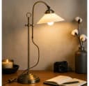 GLOBO LIGHTING Schreibtischlampe Altmessing LED Leselampe Bild 2