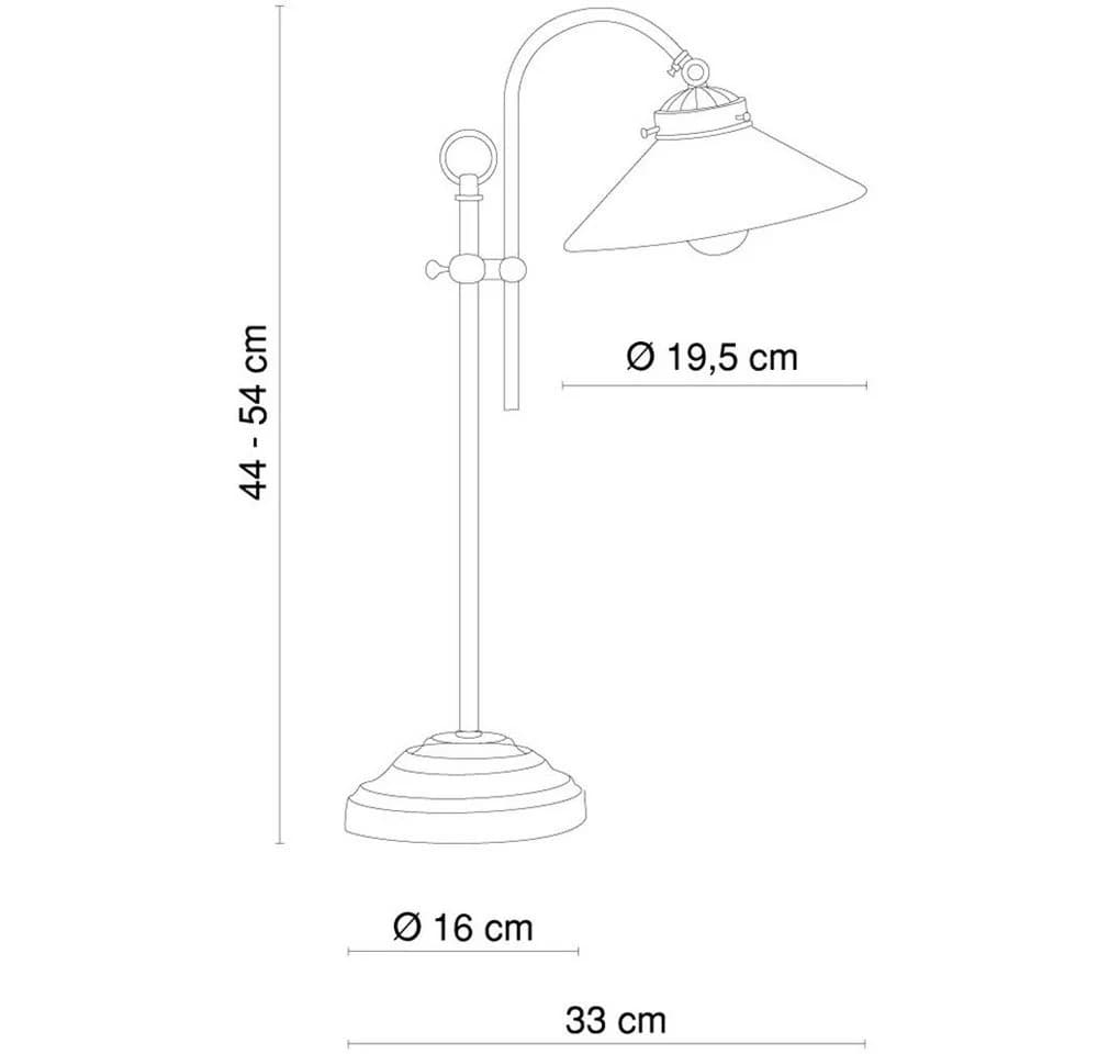 GLOBO LIGHTING Schreibtischlampe Altmessing LED Leselampe - Bild 5