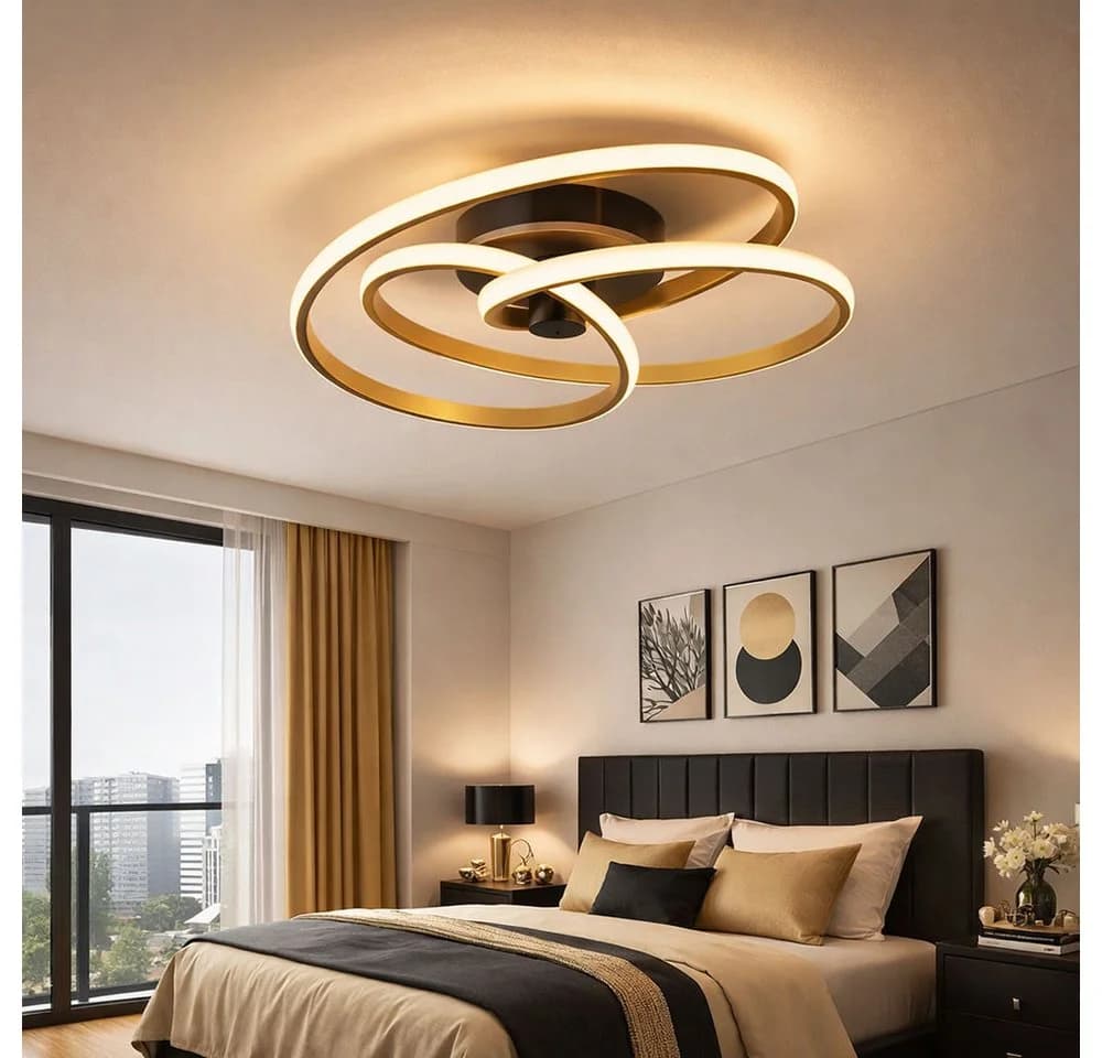 GLOBO LIGHTING LED Deckenleuchte Warmweiß 50 cm - Bild 2
