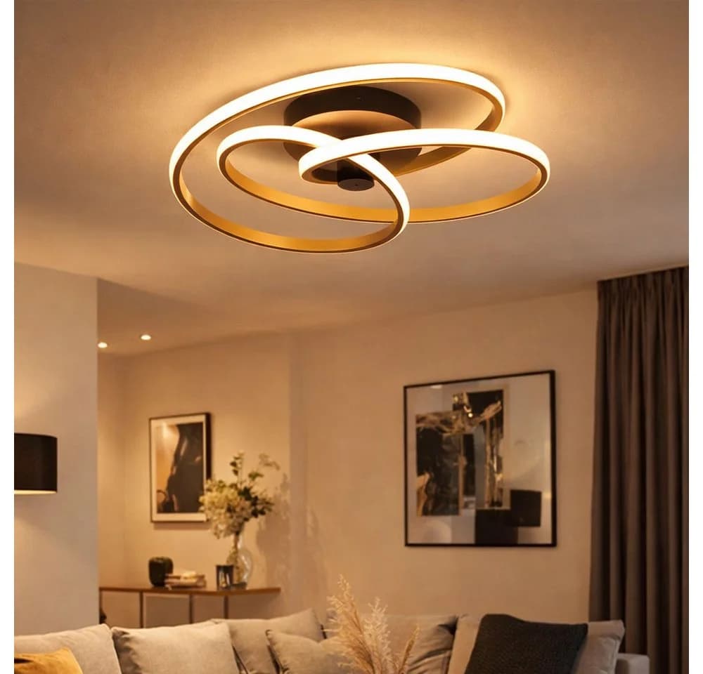 GLOBO LIGHTING LED Deckenleuchte Warmweiß 50 cm - Bild 4