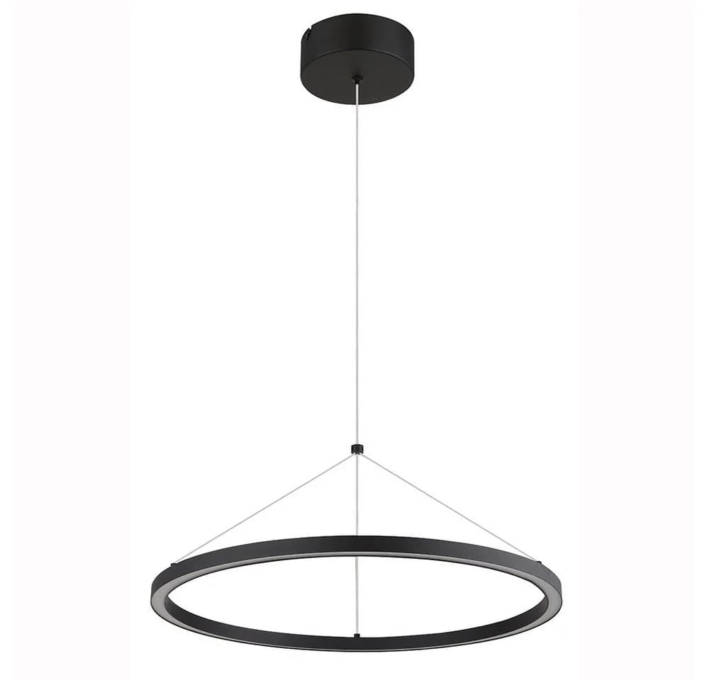 GLOBO LIGHTING LED Pendelleuchte Warmweiß Dimmbar Metall Schwarz