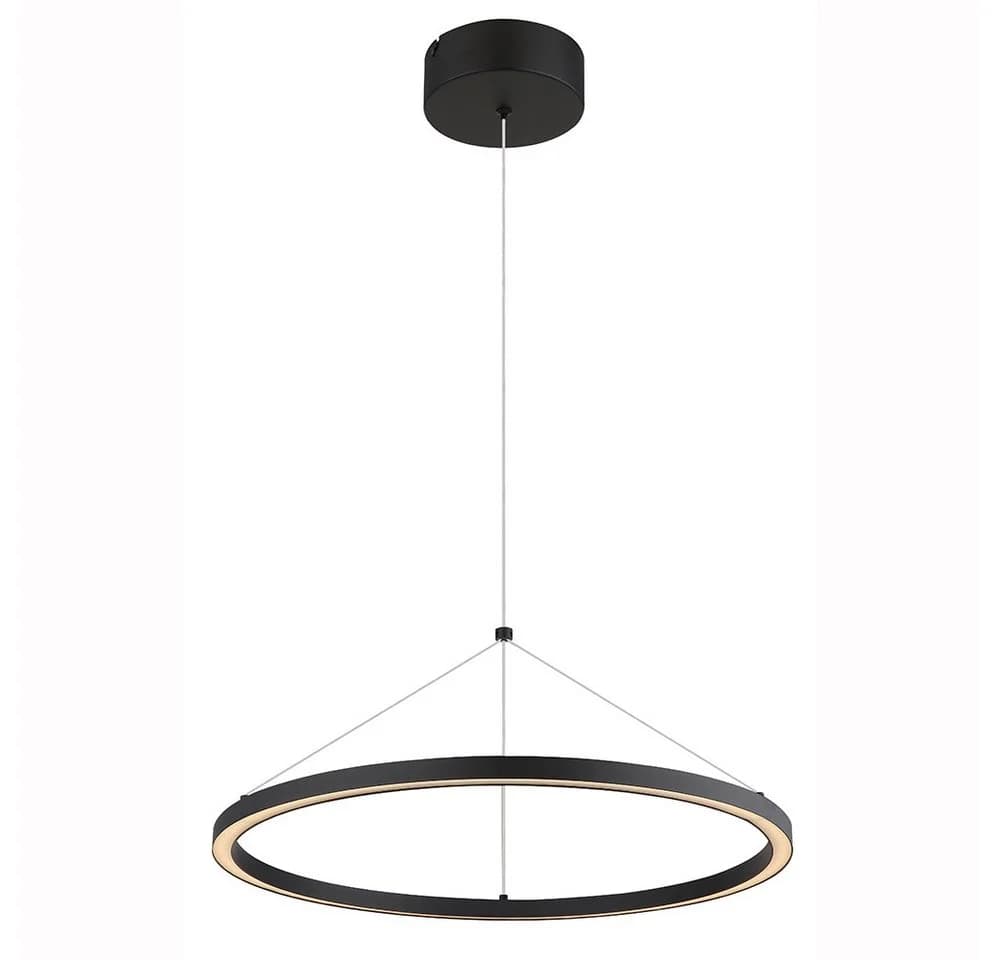 GLOBO LIGHTING LED Pendelleuchte Warmweiß Dimmbar Metall Schwarz - Bild 5