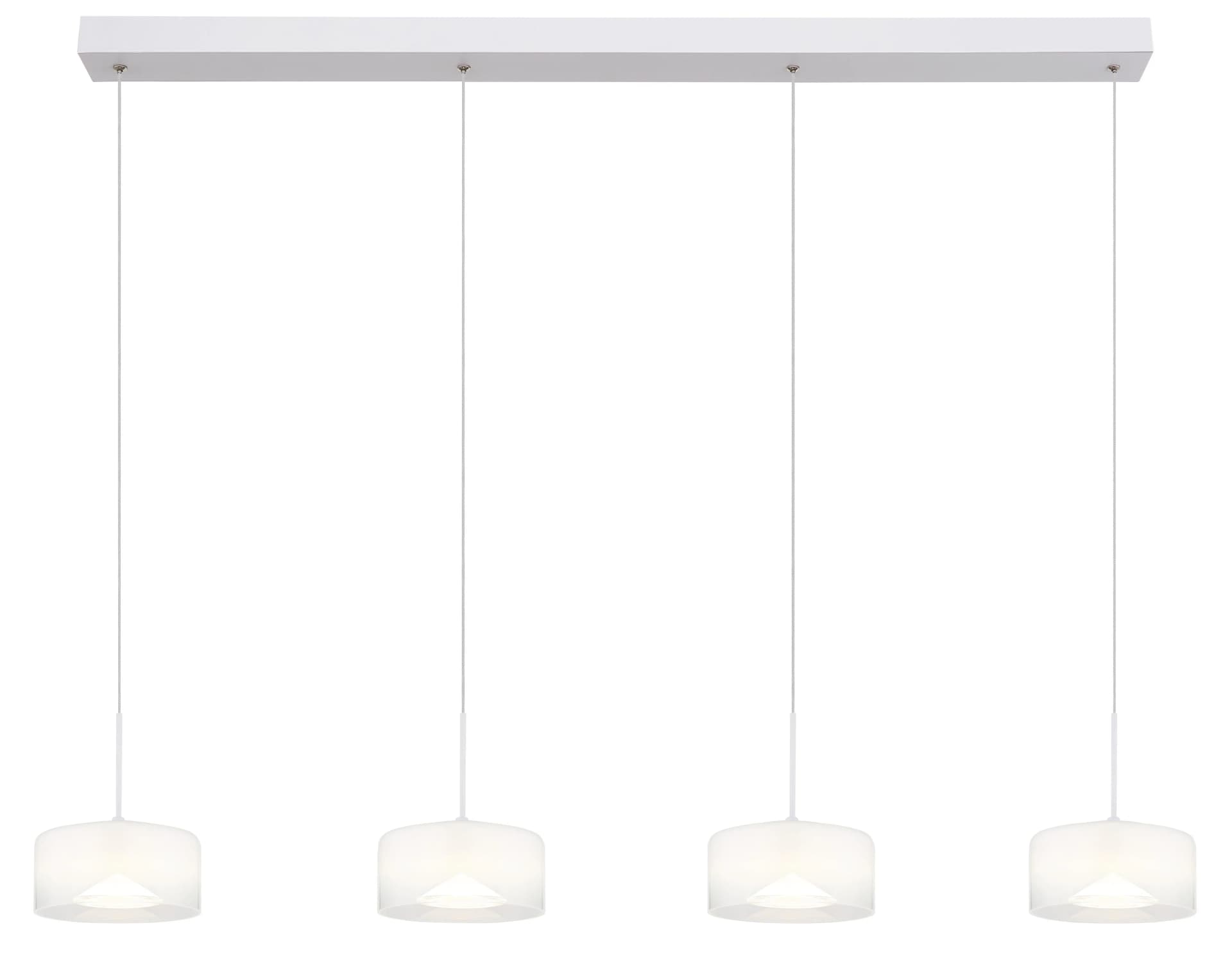 GLOBO LIGHTING LED Pendelleuchte BELINDA Weiß