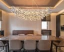 Kronleuchter QUEENA Silber Kristallglas GLOBO Lighting Bild 1