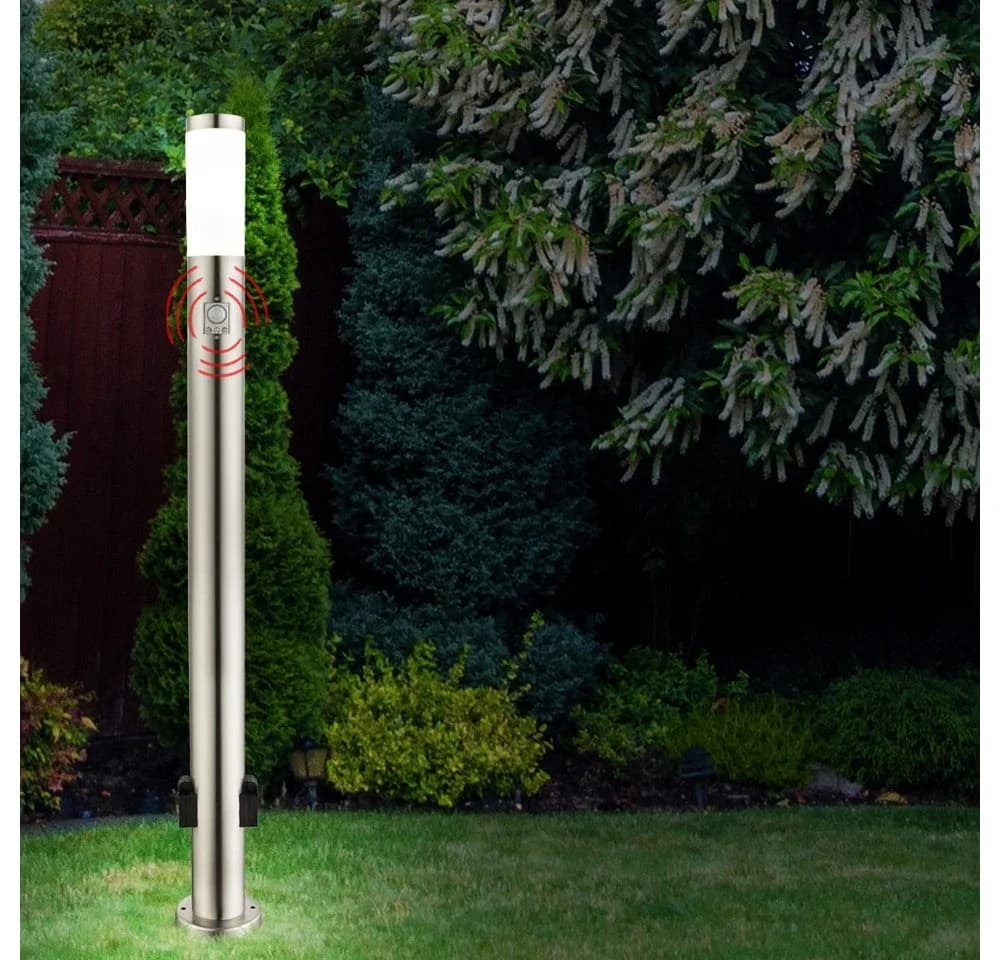 GLOBO LIGHTING LED Außen-Stehlampe, Bewegungsmelder, Warmweiß - Bild 5