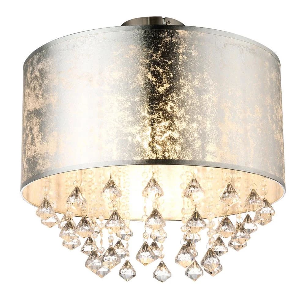 GLOBO LIGHTING LED Deckenleuchte Kristall Blattgold/Blattsilber - Bild 2