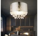GLOBO LIGHTING LED Deckenleuchte Kristall Blattgold/Blattsilber Bild 4
