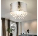 GLOBO LIGHTING LED Deckenleuchte Kristall Blattgold/Blattsilber Bild 5