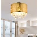 GLOBO LIGHTING LED Deckenleuchte Kristall Esszimmer Warmweiß Bild 3
