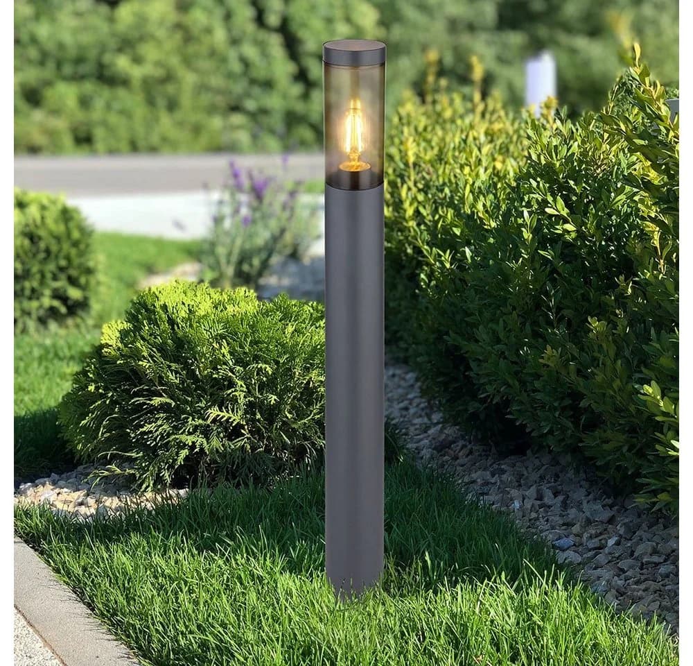 GLOBO LIGHTING Außen-Stehlampe Anthrazit IP44 Sockelleuchte - Bild 5