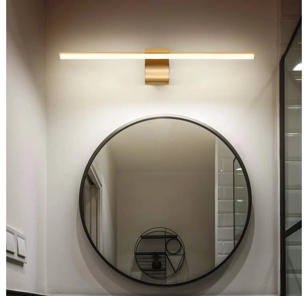 GLOBO LIGHTING LED Wandleuchte Neutralweiß IP44 Messing