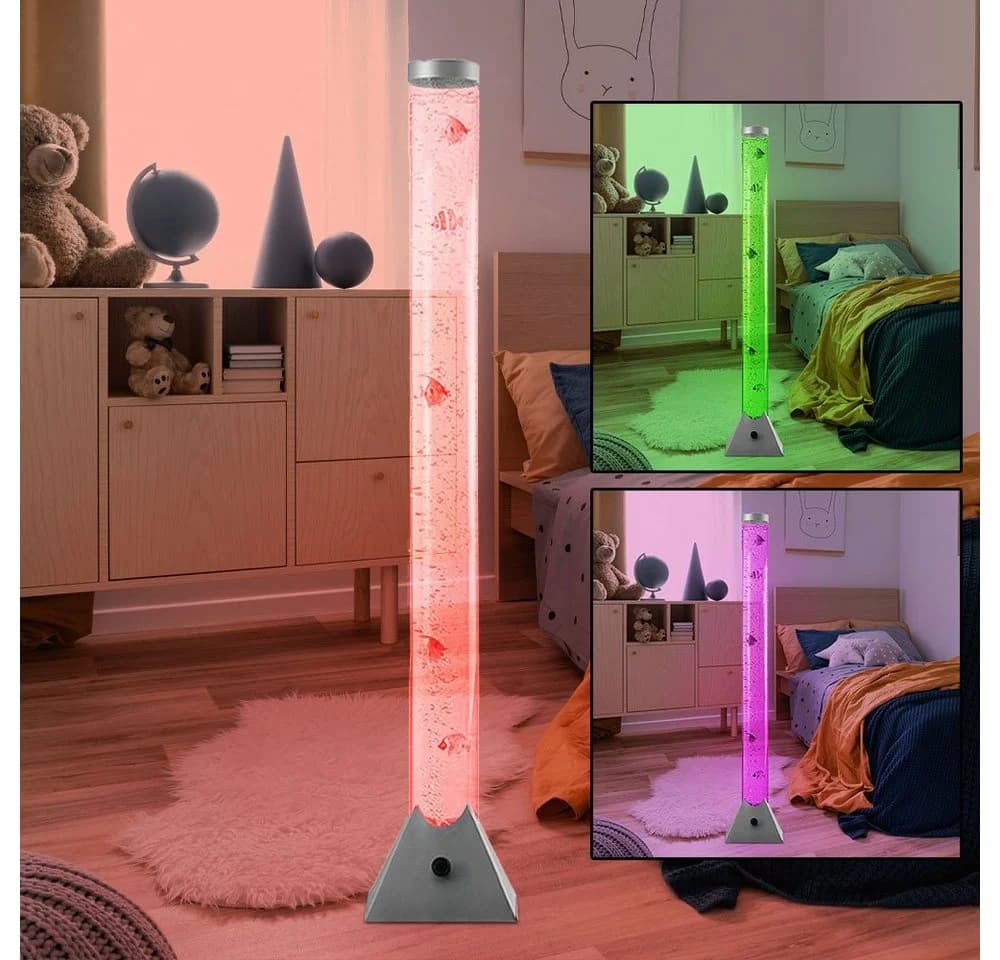 GLOBO LIGHTING LED Stehlampe mit Farbwechsler und 10 Deko-Fischen - Bild 4