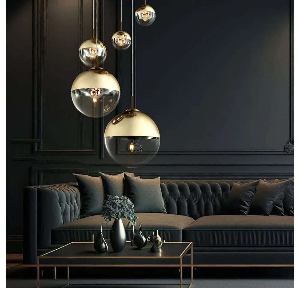 GLOBO LIGHTING LED-Hängeleuchte Warmweiß 5 Flammig
