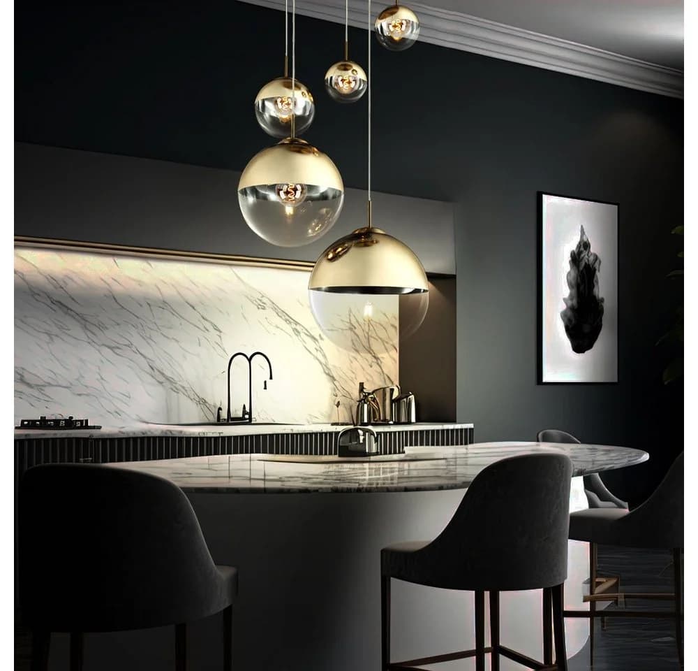GLOBO LIGHTING LED-Hängeleuchte Warmweiß 5 Flammig - Bild 3
