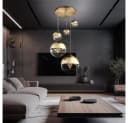GLOBO LIGHTING LED-Hängeleuchte Warmweiß 5 Flammig Bild 4
