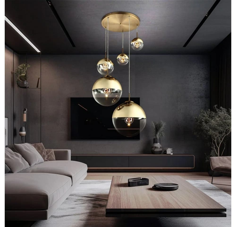GLOBO LIGHTING LED-Hängeleuchte Warmweiß 5 Flammig - Bild 4