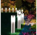 GLOBO LIGHTING LED Gartenleuchte 12er Set Solar Silber IP44 Bild 3
