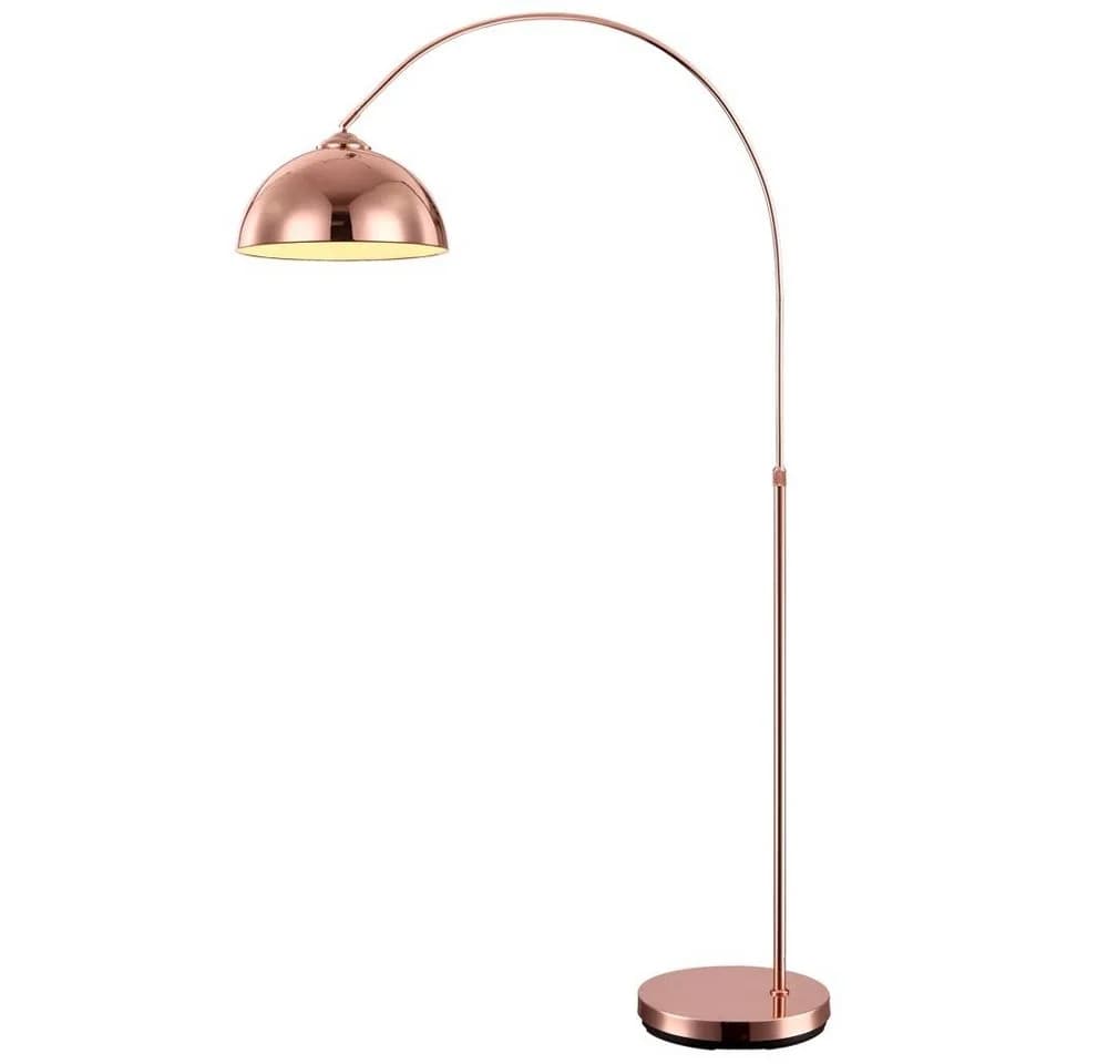 GLOBO LIGHTING Stehlampe Bogenleuchte Kupfer Metall Höhenverstellbar - Bild 2