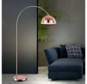 GLOBO LIGHTING Stehlampe Bogenleuchte Kupfer Metall Höhenverstellbar Bild 5