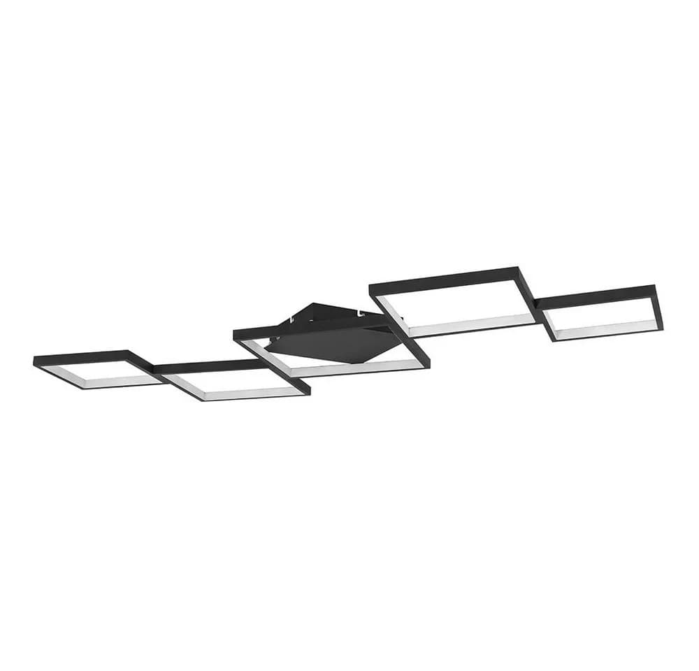 GLOBO LIGHTING LED Deckenleuchte CCT Dimmbar Schwarz Modern