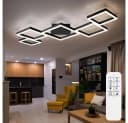 GLOBO LIGHTING LED Deckenleuchte CCT Dimmbar Schwarz Modern Bild 2