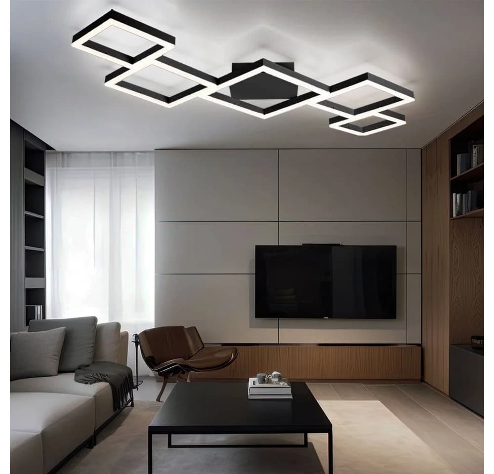 GLOBO LIGHTING LED Deckenleuchte CCT Dimmbar Schwarz Modern - Bild 4