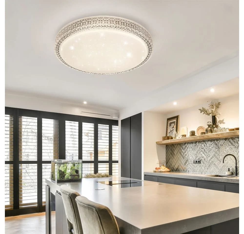 GLOBO LIGHTING LED Deckenleuchte mit Sternen-Effekt und CCT-Schaltung - Bild 4