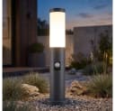 GLOBO LIGHTING LED Außen-Stehlampe mit Bewegungsmelder, Anthrazit Bild 2