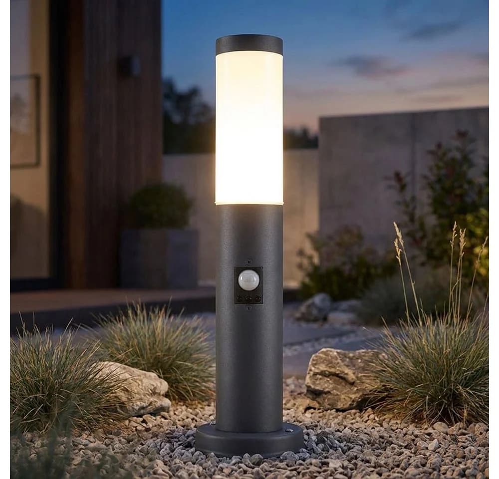 GLOBO LIGHTING LED Außen-Stehlampe mit Bewegungsmelder, Anthrazit - Bild 2