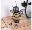 GLOBO LIGHTING Solar Gartenleuchte Bienenform Gelb/Schwarz Metall Bild 3