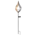 GLOBO LIGHTING Solarleuchte LED Warmweiß Crackle Optik Garten Bild 1
