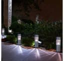 GLOBO LIGHTING LED Gartenleuchte 4er Set Silber Solar Bild 3