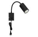 GLOBO LIGHTING Wandleuchte Schwarz GU10 Flexo mit Schalter Bild 2
