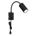 GLOBO LIGHTING Wandleuchte Schwarz GU10 Flexo mit Schalter Bild 5