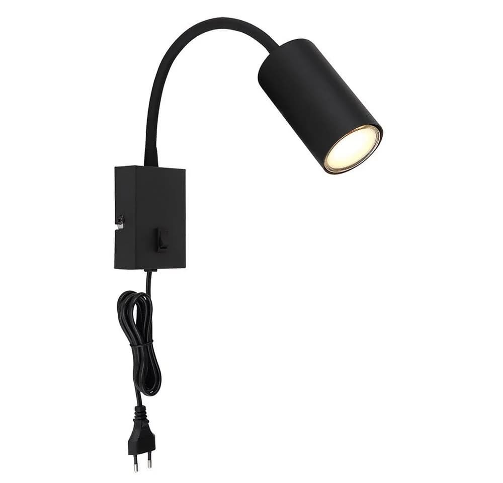 GLOBO LIGHTING Wandleuchte Schwarz GU10 Flexo mit Schalter - Bild 5