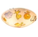 GLOBO LIGHTING Kinder-Deckenleuchte Glas Bunt Tiermotive Bild 2