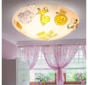 GLOBO LIGHTING Kinder-Deckenleuchte Glas Bunt Tiermotive Bild 5