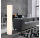 GLOBO LIGHTING LED Stehlampe 3-flammig Weiß Nickel Bild 3