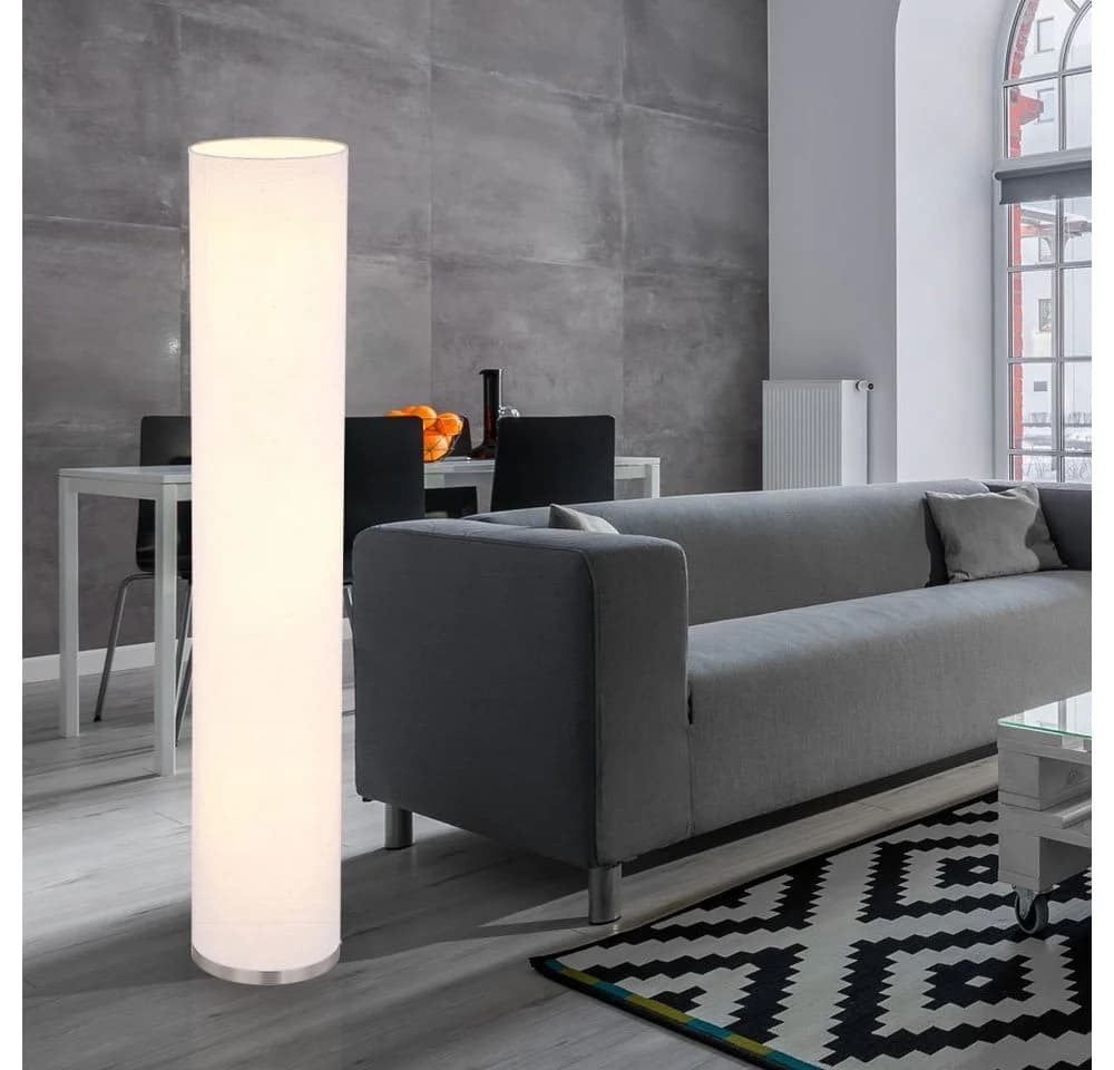 GLOBO LIGHTING LED Stehlampe 3-flammig Weiß Nickel - Bild 3
