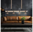 GLOBO LIGHTING Hängeleuchte Holzleuchte Deckenleuchte Wohnzimmer Bild 3