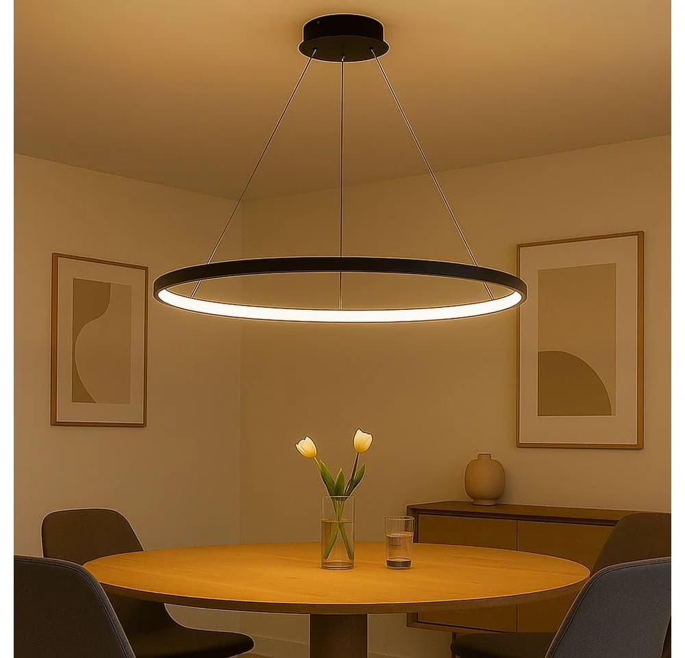 GLOBO LIGHTING LED-Hängeleuchte Schwarz Modern - Bild 4