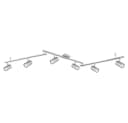 GLOBO LIGHTING Deckenspot 6-flammig silber Metall beweglich Bild 2