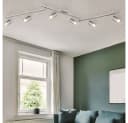 GLOBO LIGHTING Deckenspot 6-flammig silber Metall beweglich Bild 5