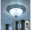 GLOBO LIGHTING LED Deckenleuchte, Warmweiß, Farbwechsel, Landhaus Stil Bild 2