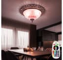 GLOBO LIGHTING LED Deckenleuchte, Warmweiß, Farbwechsel, Landhaus Stil Bild 3