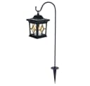 GLOBO LIGHTING LED Solarleuchte Schwarz Warmweiß mit Erdspieß Bild 2