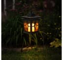 GLOBO LIGHTING LED Solarleuchte Schwarz Warmweiß mit Erdspieß Bild 4